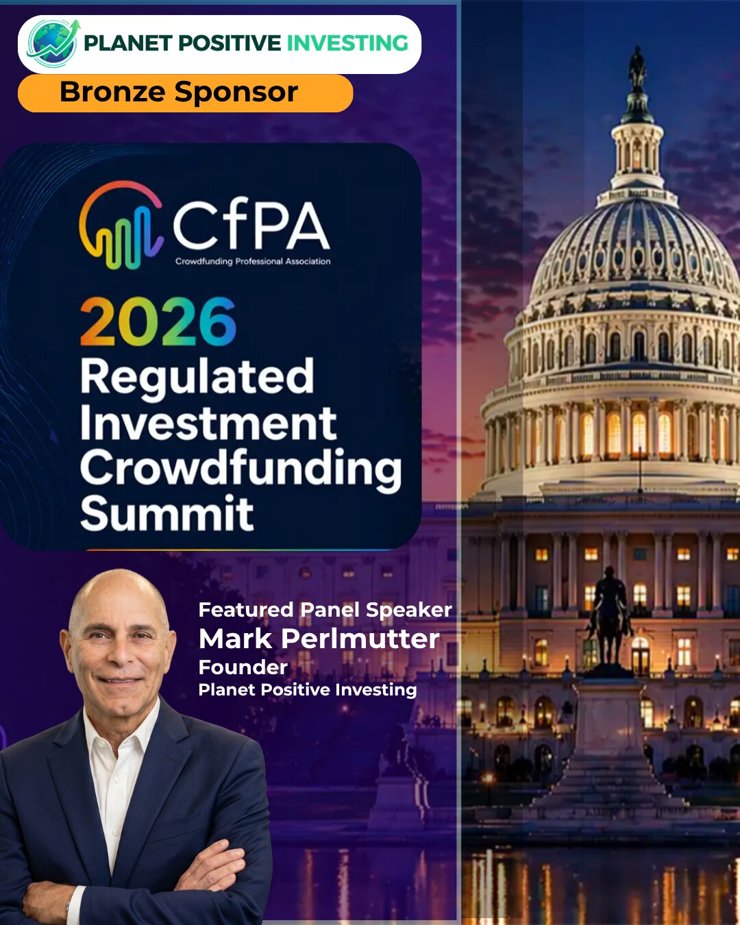 2026 CfPA Regulated Investment Crowdfunding Summit Bronze Sponsor